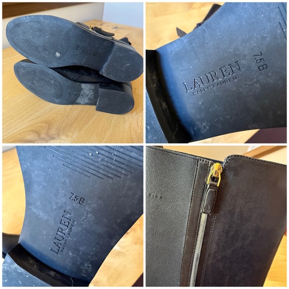LAUREN RALPH LAUREN BARNEHURST TALL RIDING BOOTS EQUESTRIAN CLASSIC HERITAGE 7.5 - Picture 12 of 12